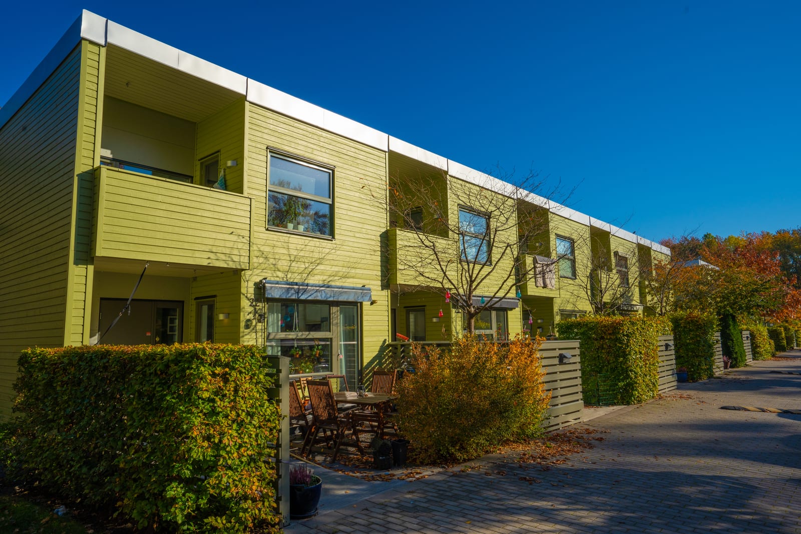 Måleri för BRF utförd av Vi Målar Sverige AB i Stockholm